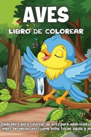 Cover of Aves Libro De Colorear
