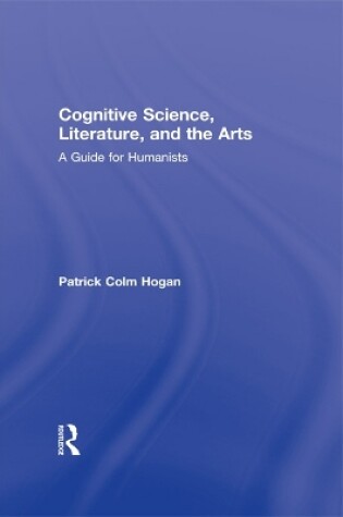 Cover of Cognitive Science, Literature, and the Arts