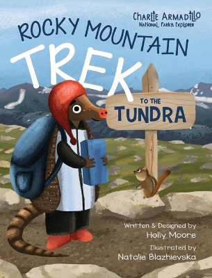 Book cover for Charlie Armadillo - National Parks Explorer - Rocky Mountain Trek to the Tundra