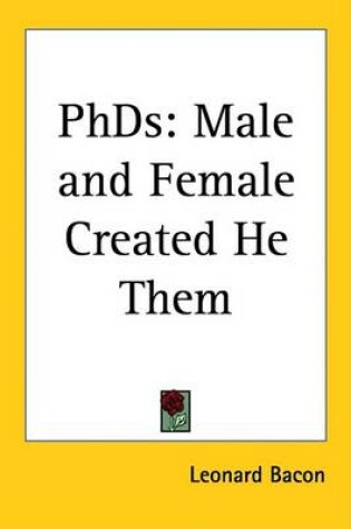 Cover of PhDs