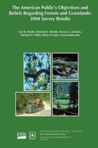 Cover of The American Public's Objectives and Beliefs Regarding Forests and Grasslands