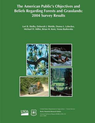 Book cover for The American Public's Objectives and Beliefs Regarding Forests and Grasslands