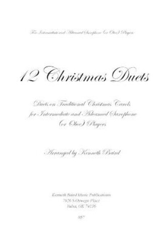 Cover of 12 Christmas Duets for Saxophones or Oboes