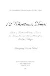 Book cover for 12 Christmas Duets for Saxophones or Oboes