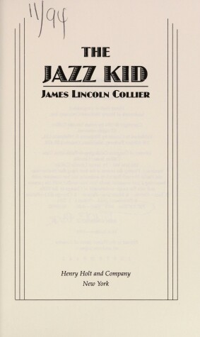 Book cover for The Jazz Kid