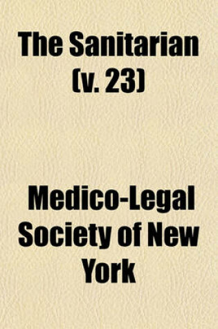 Cover of The Sanitarian Volume 23