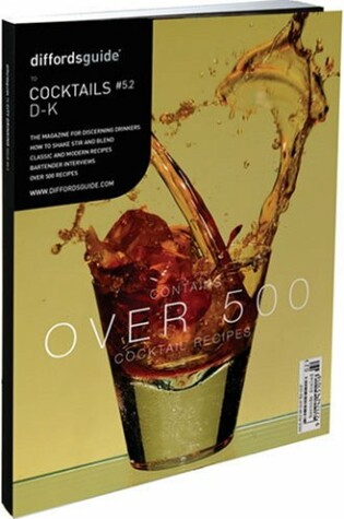 Cover of Diffords Guide to Cocktails, D-K