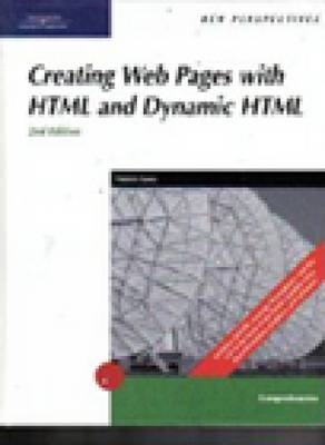 Book cover for New Perspectives on Creating Web Pages with HTML and Dynamic HTML