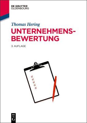 Book cover for Unternehmensbewertung