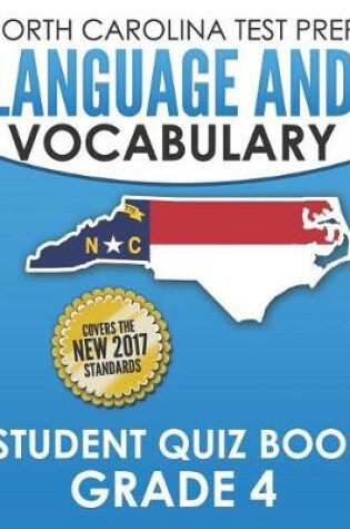 Cover of North Carolina Test Prep Language and Vocabulary Student Quiz Book Grade 4