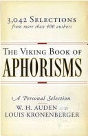 Book cover for Viking Book of Aphorisms