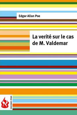 Book cover for La verit� sur le cas de M. Valdemar