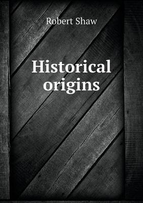 Book cover for Historical origins