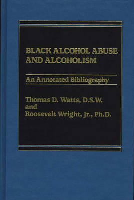 Book cover for Black Alcohol Abuse and Alcoholism