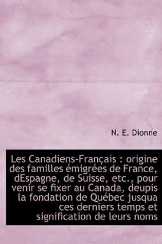 Cover of Les Canadiens-Francais