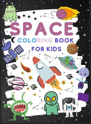 Book cover for Space Coloring Book for Kids