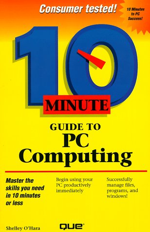 Book cover for 10 Minute Guide to PC Computing