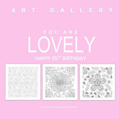 Book cover for You Are Lovely Happy 25th Birthday