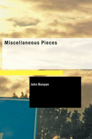 Cover of Miscellaneous Pieces