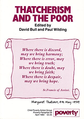 Book cover for Thatcherism and the Poor