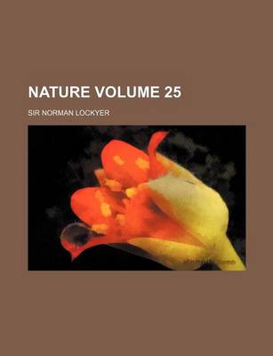 Book cover for Nature Volume 25