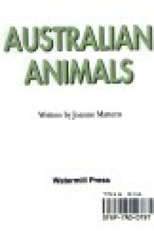 Cover of Miniature Animal Fact Books: Australian Animals