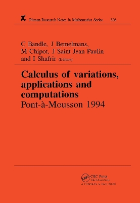 Book cover for Calculus of Variations, Applications and Computations