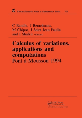 Cover of Calculus of Variations, Applications and Computations