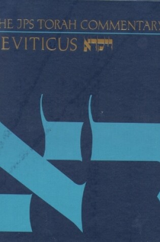 Cover of The JPS Torah Commentary: Leviticus