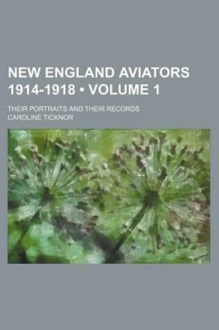 Cover of New England Aviators 1914-1918 (Volume 1); Their Portraits and Their Records