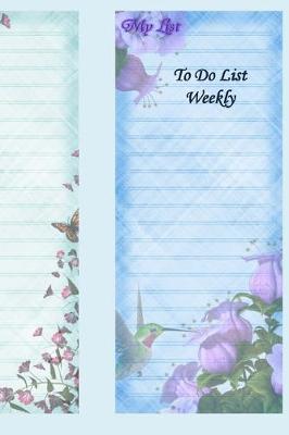 Book cover for To Do List Weekly