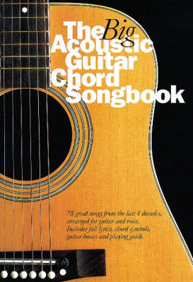 Book cover for The Big Acoustic Guitar Chord Songbook