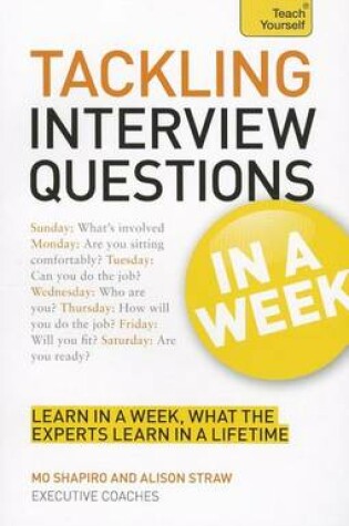 Cover of Tackling Interview Questions in a Week: Teach Yourself