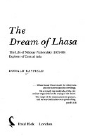 Cover of Dream of Lhasa