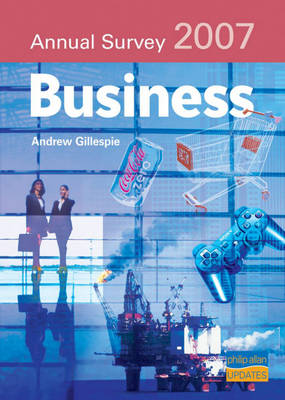 Book cover for Business Annual Survey, 2007