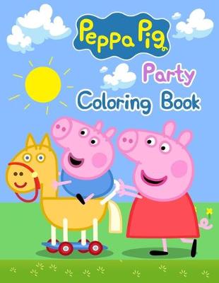 Book cover for Peppa Pig Party Coloring Book