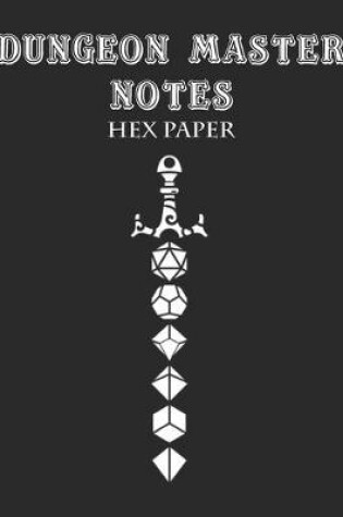 Cover of Dungeon Master Notebook, HEX PAPER 120 pages