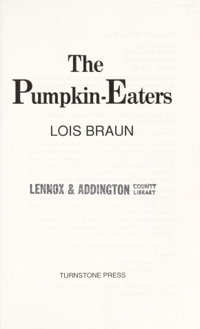 Book cover for Pumpkin Eaters