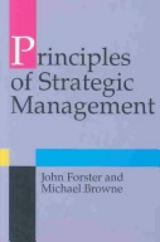 Cover of Principles of Strategic Management