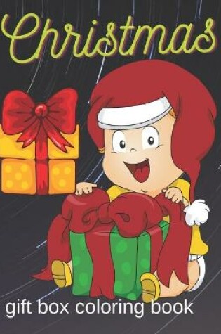 Cover of Christmas gift box coloring book