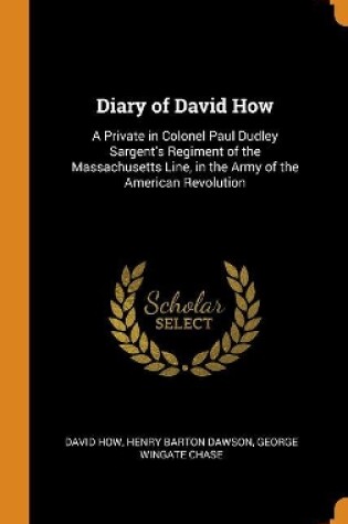 Cover of Diary of David How