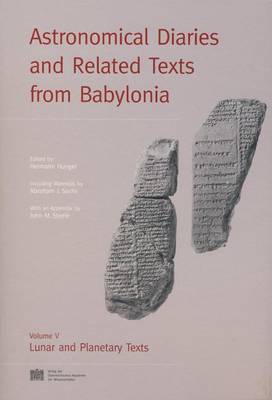 Cover of Astronomical Diaries and Related Texts from Babylonia