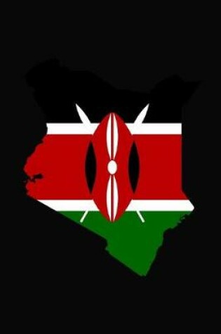 Cover of Flag of the African Nation Kenya Overlaid on the Kenyan Map Journal