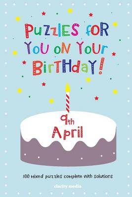 Book cover for Puzzles for you on your Birthday - 9th April