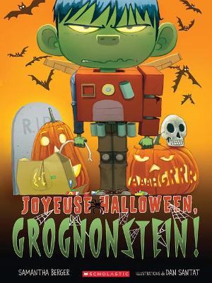 Book cover for Joyeuse Halloween, Grognonstein!
