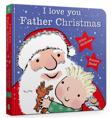 Book cover for I Love You, Father Christmas Padded Board Book
