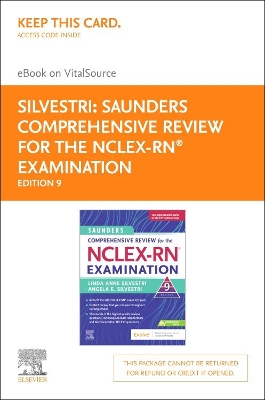 Book cover for Saunders Comprehensive Review for the Nclex-Rn(r) Examination - Elsevier eBook on Vitalsource (Retail Access Card)
