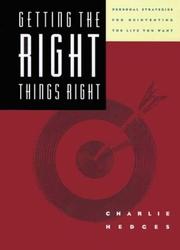 Book cover for Getting the Right Things Right