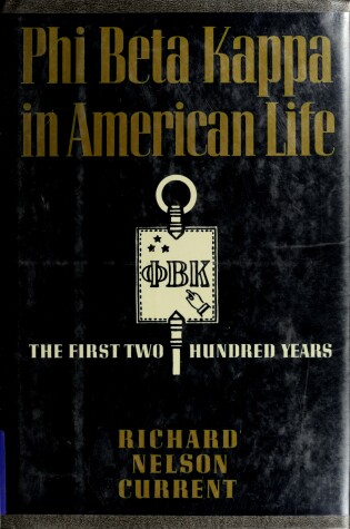 Cover of Phi Beta Kappa in American Life