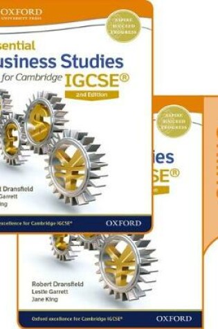 Cover of Essential Business Studies for Cambridge IGCSE (R) Print and Online Student Book Pack